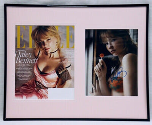 Haley Bennett 16x20 Signed Framed 2016 Elle Magazine Cover & Photo Display