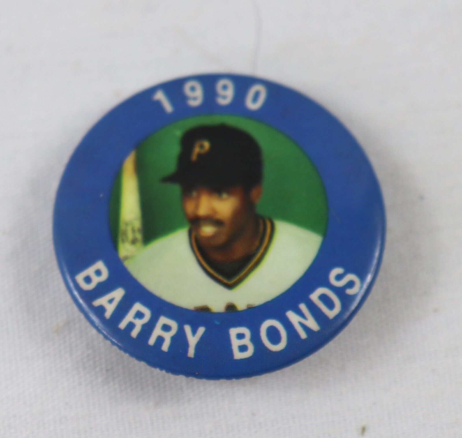 VINTAGE 1990 Barry Bonds Pirates JKA Vincentown Baseball Button Pinback 3"