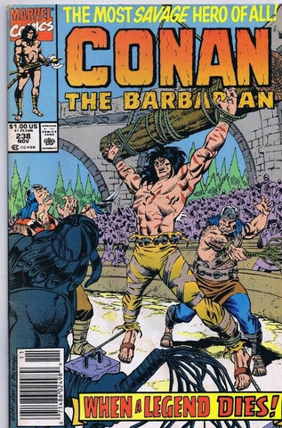 Conan the Barbarian #238 ORIGINAL Vintage 1990 Marvel Comics 