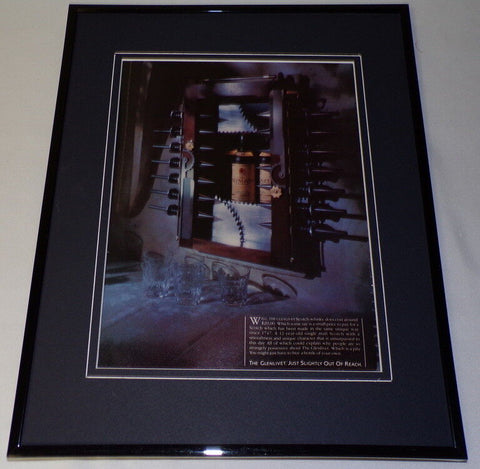 1988 Glenlivet Scotch Framed 11x14 ORIGINAL Advertisement