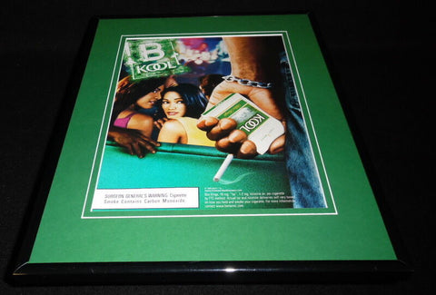 1999 Kool Cigarettes Framed 11x14 ORIGINAL Vintage Advertisement