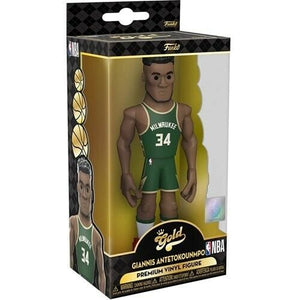 NEW SEALED 2022 Funko Gold NBA Bucks Giannis Antetokounmpo 5" Action Figure  