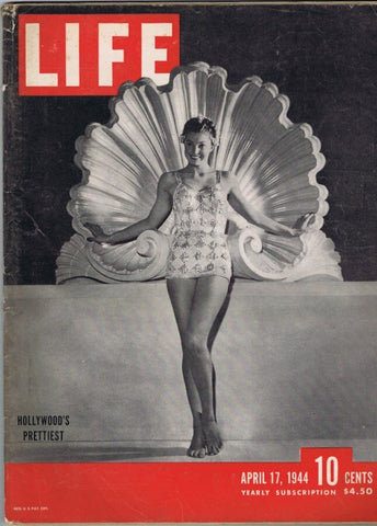 ORIGINAL Vintage Life Magazine April 17 1944 Esther Williams