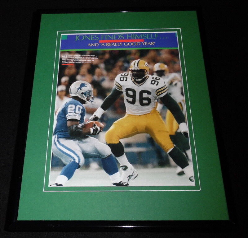 Sean Jones 1996 Green Bay Packers Framed 11x14 Photo Display 