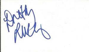 Dorothy Lucey Signed 3x5 Index Card Good Day LA