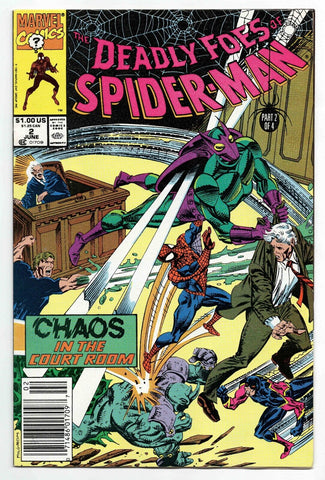 Deadly Foes of Spider-Man #2 VINTAGE 1991 Marvel Comics