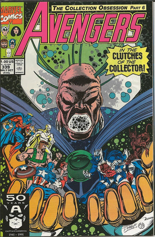 Avengers #339 ORIGINAL Vintage 1991 Marvel Comics The Collector