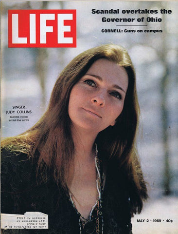 ORIGINAL Vintage Life Magazine May 2 1969 Judy Collins