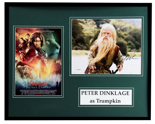 Peter Dinklage Signed Framed 16x20 Photo Poster Set JSA Narnia Prince Caspian