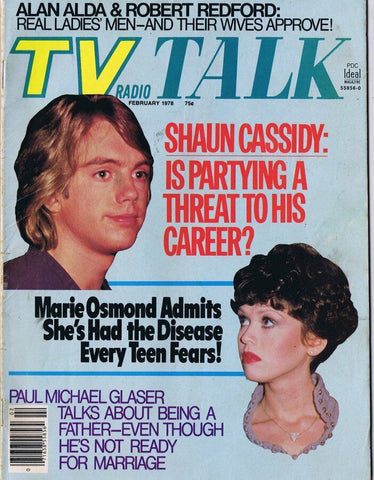 ORIGINAL Vintage February 1978 TV Radio Talk Magazine Shaun Cassidy Osmonds