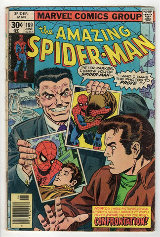 Amazing Spider-Man #169 ORIGINAL Vintage 1977 Marvel Comics 