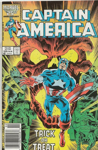 Captain America #326 ORIGINAL Vintage 1987 Marvel Comics Newsstand