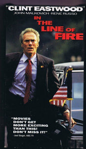 In The Line Of Fire (1993) VINTAGE VHS Cassette 