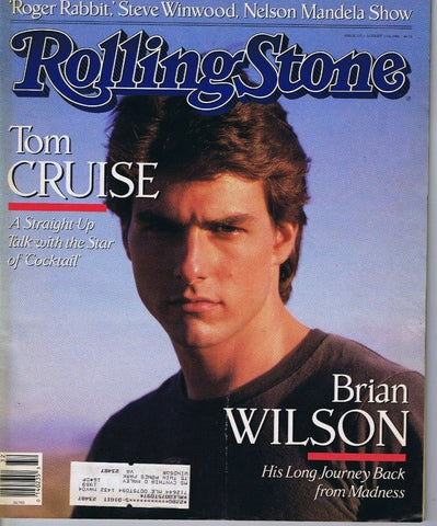 VINTAGE Aug 11 1988 Rolling Stone Magazine #532 Tom Cruise Brian Wilson