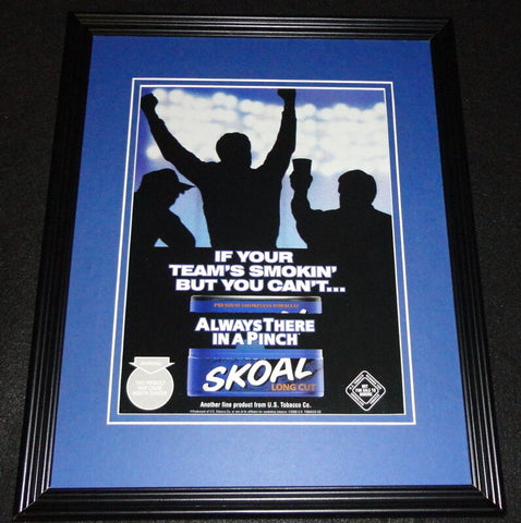 2000 Skoal Long Cut Tobacco Framed 11x14 ORIGINAL Advertisement