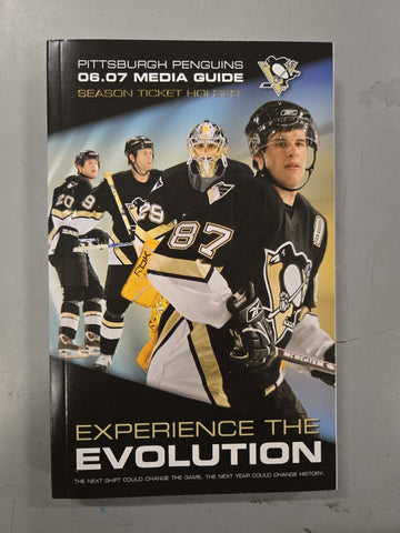 2006 Pittsburgh Penguins Media Guide Season Ticket Holder Edition Sidney Crosby