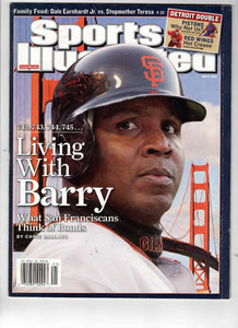 May 21 2007 Sports Illustrated Magazine Barry Bonds Giants Newsstand