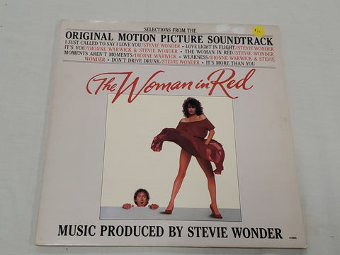 VINTAGE 1984 Woman in Red Stevie Wonder Vinyl LP Record Album Soundtrack