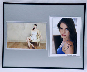 Christa B Allen Signed Framed 16x20 Photo Set Revenge