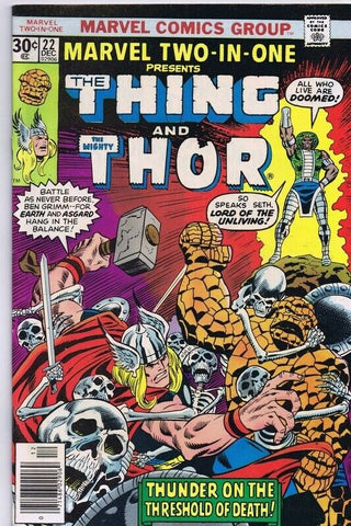 Marvel Two-in-One #22 ORIGINAL Vintage 1977 Thing Thor