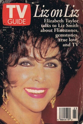 ORIGINAL Vintage June 4 1994 TV Guide No Label Elizabeth Taylor 3rd Cover