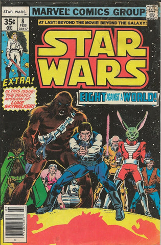 Star Wars #8 ORIGINAL Vintage 1978 Marvel Comics 1st App Jaxxon