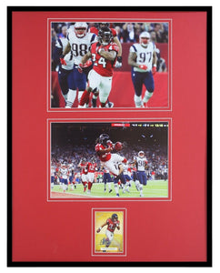 Devonta Freeman Signed Framed 16x20 Photo Set TOPPS Falcons Ravens