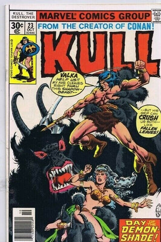 Kull the Conqueror #23 ORIGINAL Vintage 1977 Marvel Comics 