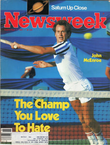 VINTAGE Sep 7 1981 Newsweek Magazine John McEnroe