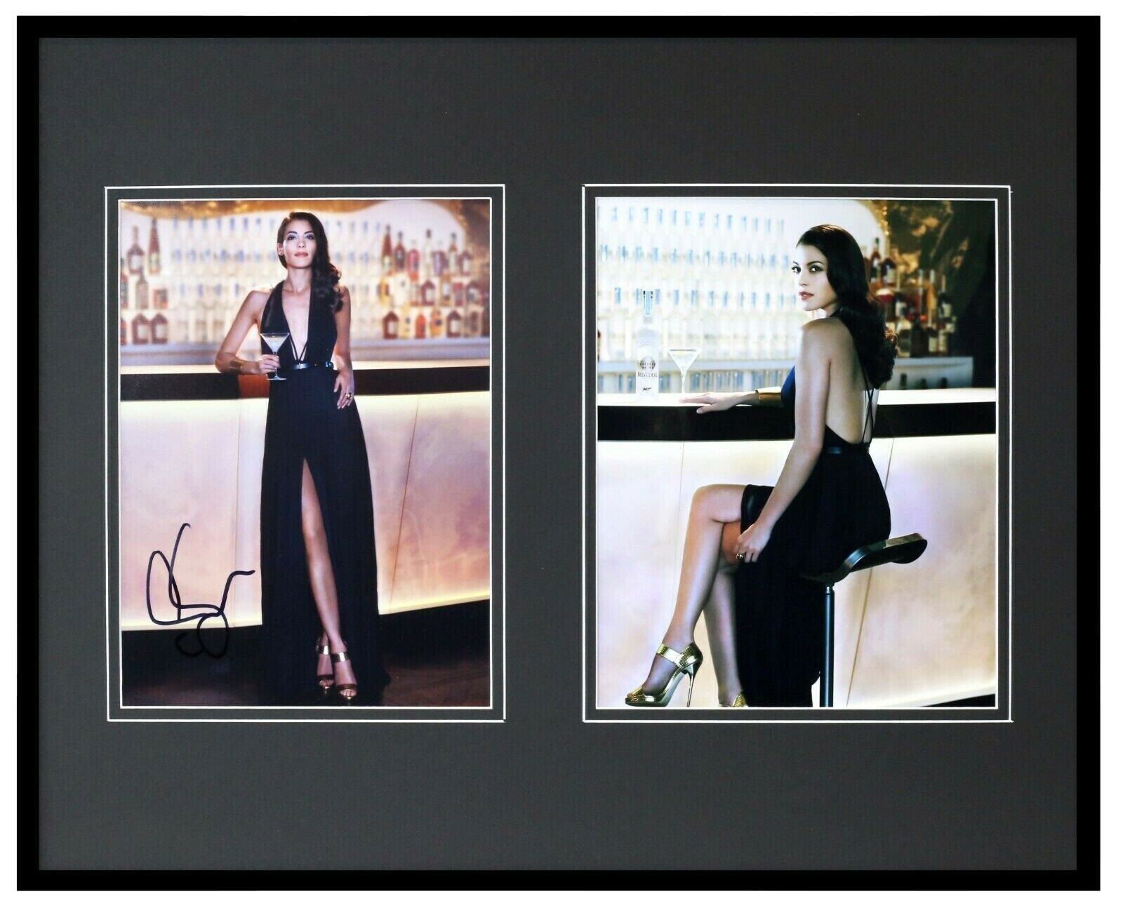 Stephanie Sigman Signed Framed 16x20 Photo Display AW Spectre James Bond