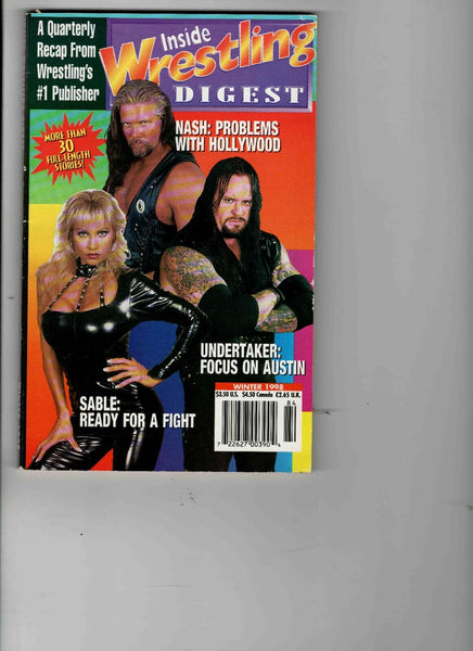 VINTAGE Winter 1998 Inside Wrestling Digest Kevin Nash Sable Undertaker