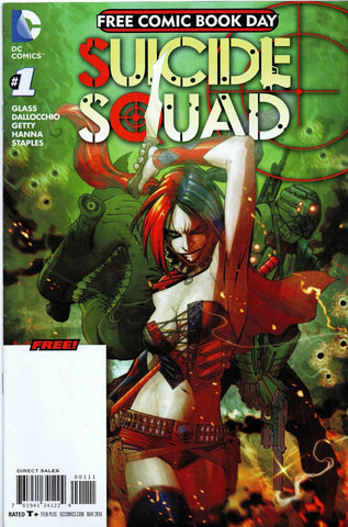 Suicide Squad #1 FCBD VINTAGE 2016 DC Comics Harley Quinn GGA