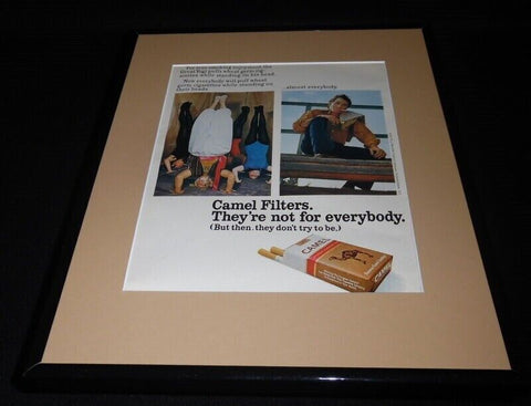 1971 Camel Filters Cigarettes Framed 11x14 ORIGINAL Vintage Advertisement