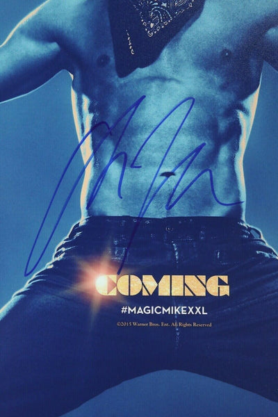 Channing Tatum Signed Framed 16x20 Magic Mike Poster Display AW 