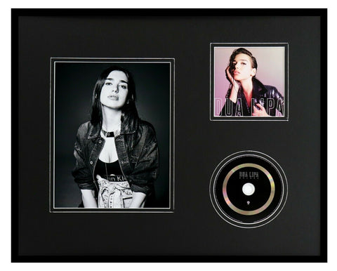 Dua Lipa Framed 16x20 Photo & CD Display New Rules