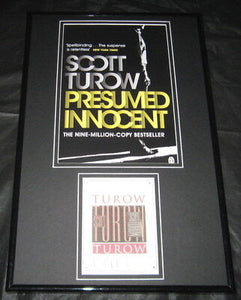 Scott Turow Presumed Innocent Signed Framed 11x17 Photo Display