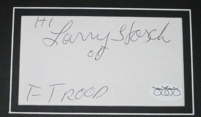 Larry Storch Signed Framed 11x14 Photo Display JSA F Troop