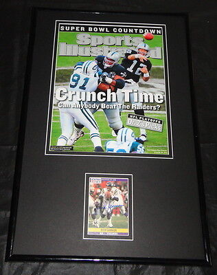 Rich Gannon Signed Framed 11x17 Photo Display Raiders