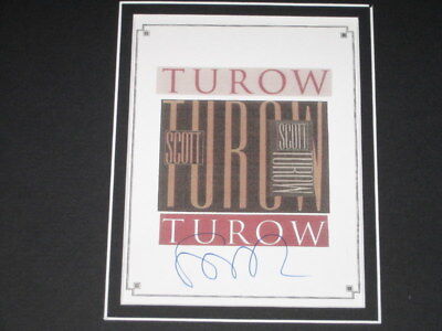 Scott Turow "Innocent" Signed Framed 11x17 Photo Display