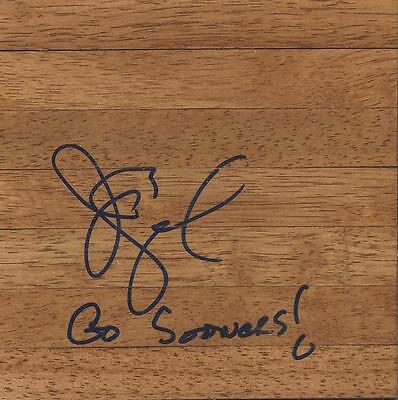 Jeff Capel Signed Floorboard Go Sooners Inscription Oklahoma Duke VCU