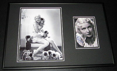 Mary Carlisle Signed Framed 12x18 Photo Display