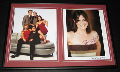 Suzanne Cryer Signed Framed 12x18 Photo Set 2 Guys & A Girl