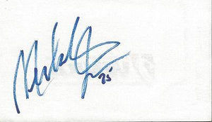 Merlakia Jones Signed 3x5 Index Card Florida Cleveland Rockers