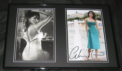 Caterina Murino Signed Framed 12x18 Photo Set Bond Girl