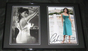 Caterina Murino Signed Framed 12x18 Photo Set Bond Girl