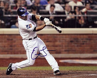 Omir Santos 2009 NY Mets Signed 8x10 Photo Rockies