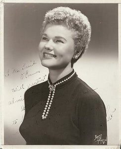 Martha Wright Signed Vintage 8x10 Photo