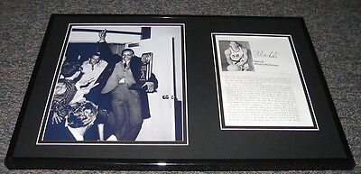 Mahdi Abdul Rahman aka Walt Hazzard Signed Framed 12x18 Photo Set UCLA Lakers