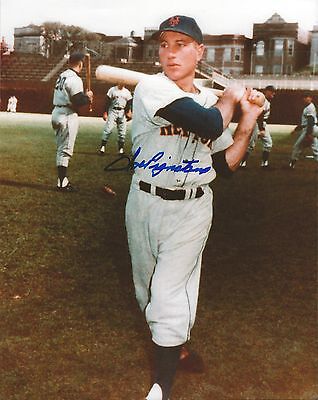 Joe Pignatano Signed 8x10 Photo 1962 Mets