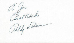 Buddy Defranco Signed 3x5 Index Card